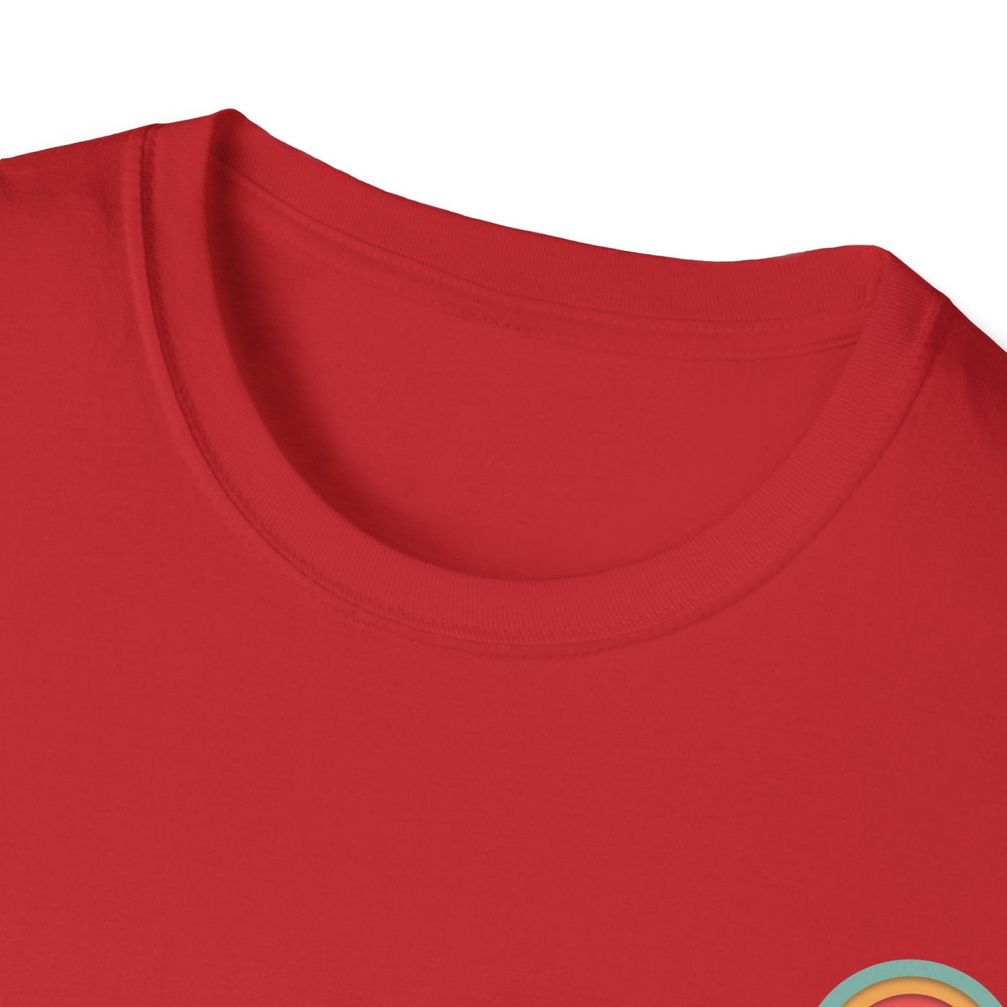 Toontronix Atomic Tv Tee in vibrant red, featuring nostalgic retro cartoon design.
