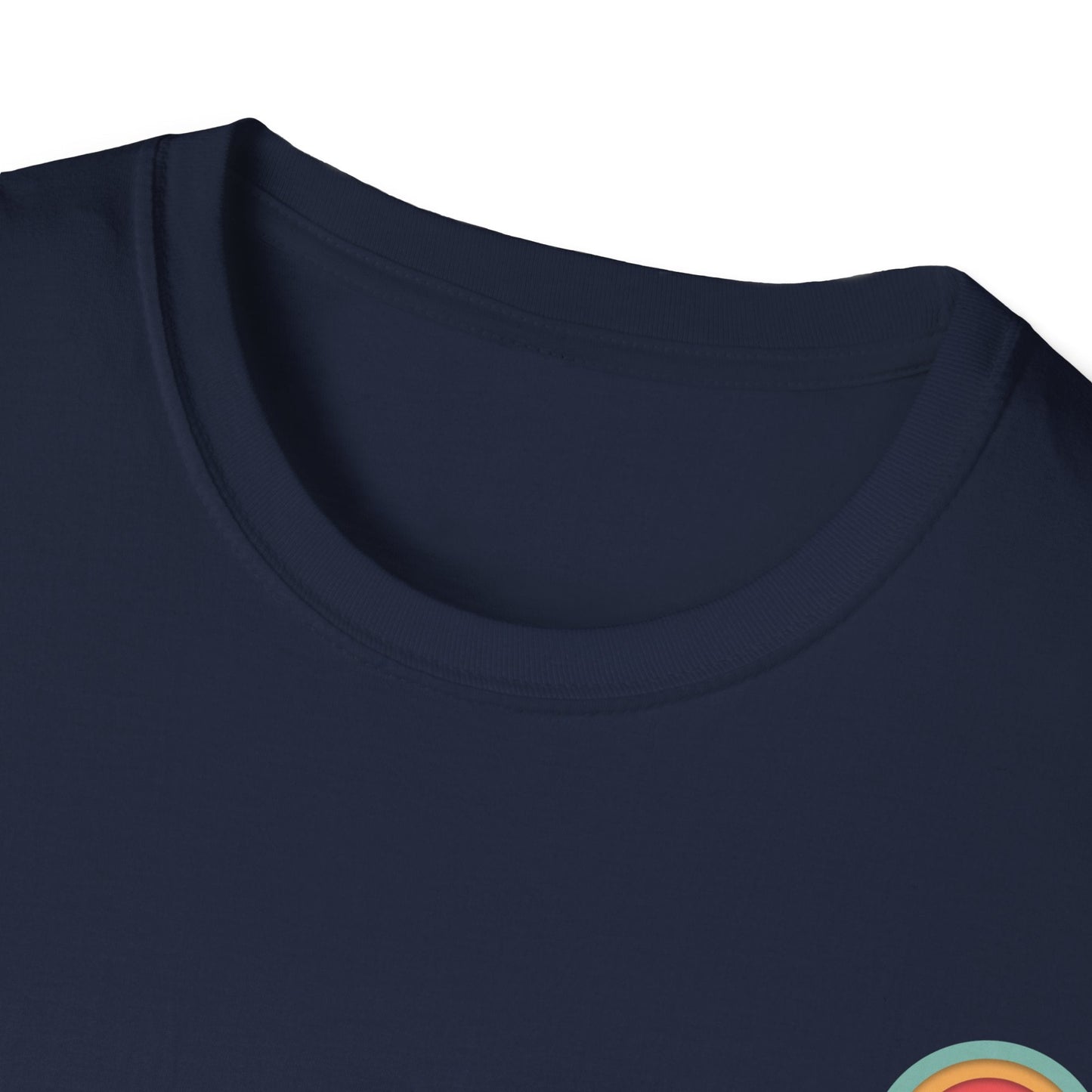 Toontronix Atomic Tv Tee with vintage cartoon design on navy background.