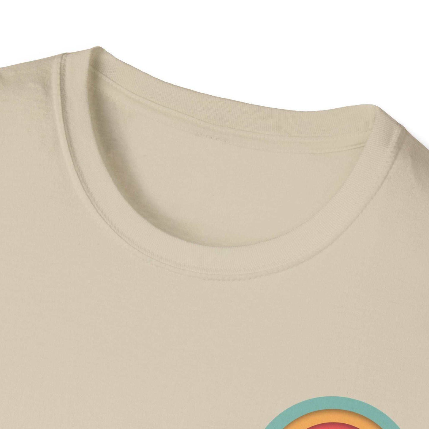 Toontronix Toons Logo Tee with ribbed collar and colorful logo, made from 100% cotton.