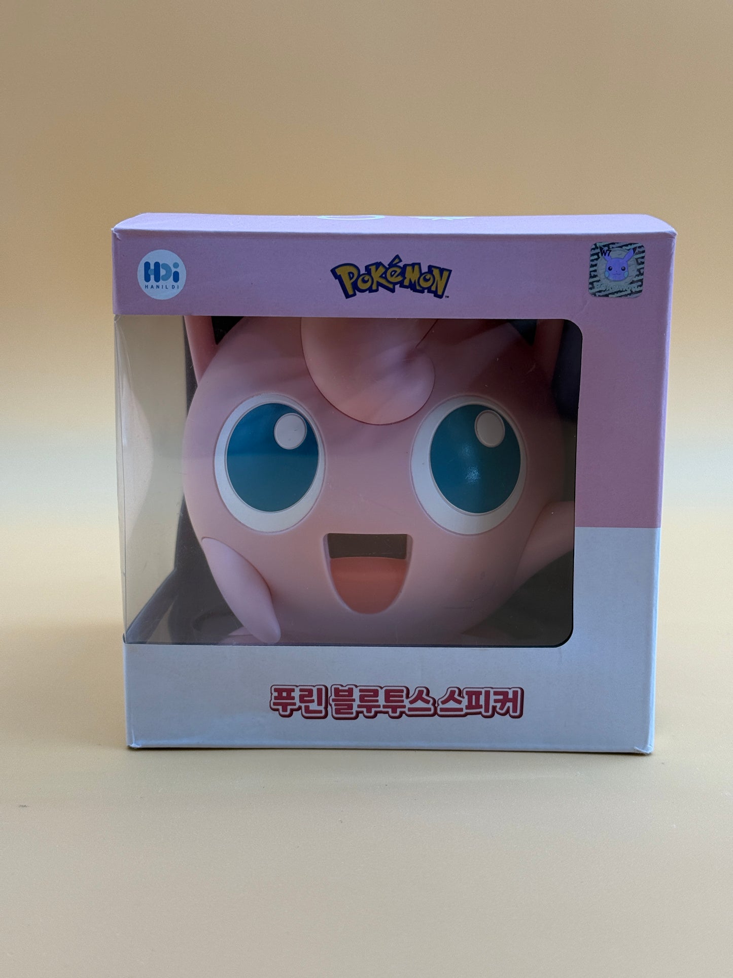 4.5" Light Up Bluetooth Speaker Jigglypuff Pokemon Lamp Light Statue Figure Collectible