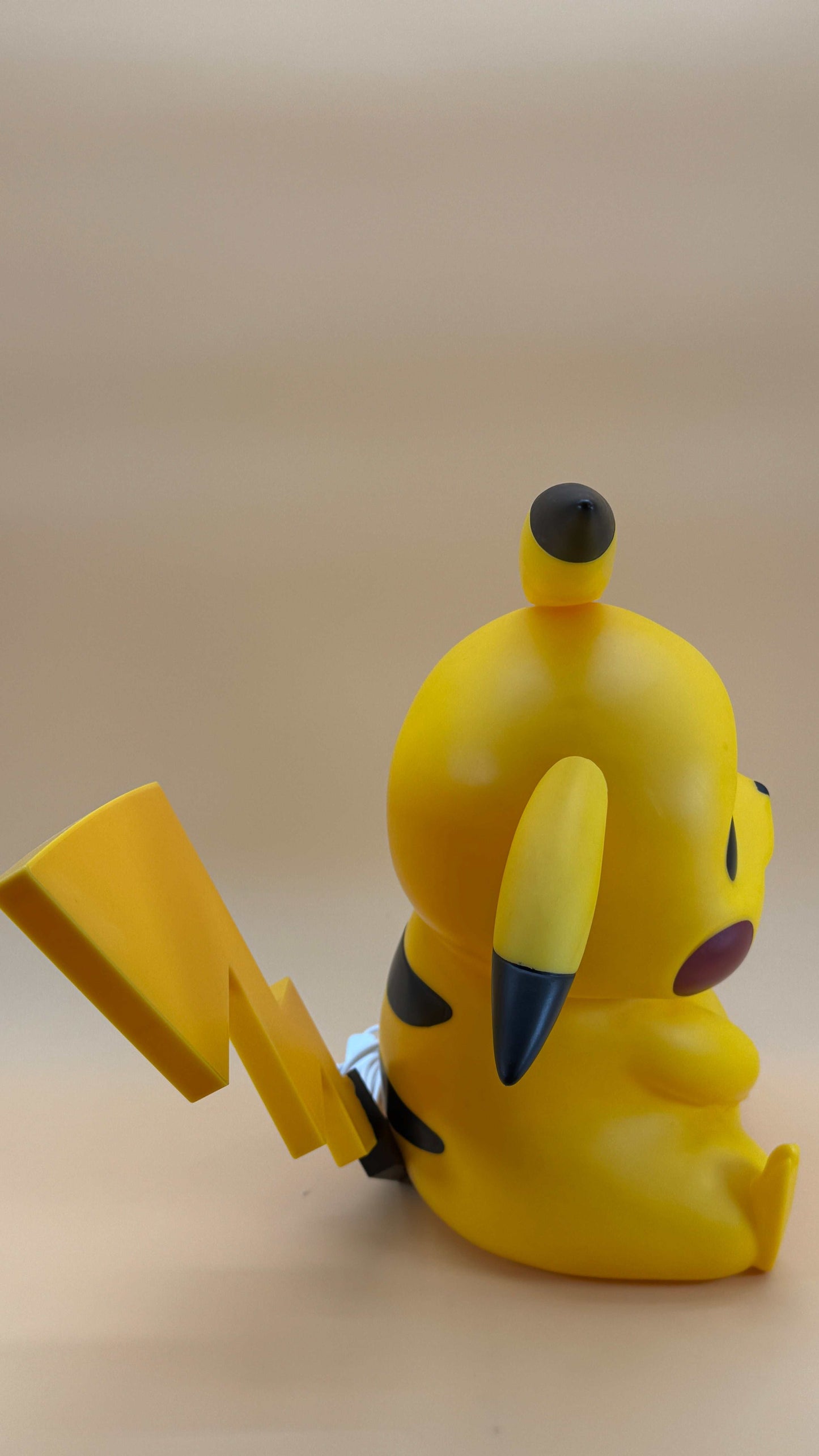 13" Pikachu Large Statue USB Desk Lamp with built-in cord, featuring a unique decorative design.