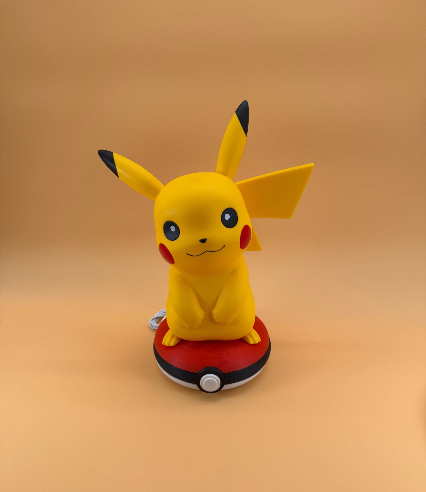 12” Pikachu Pokeball Pokemon Statue USB Desk Lamp Light
