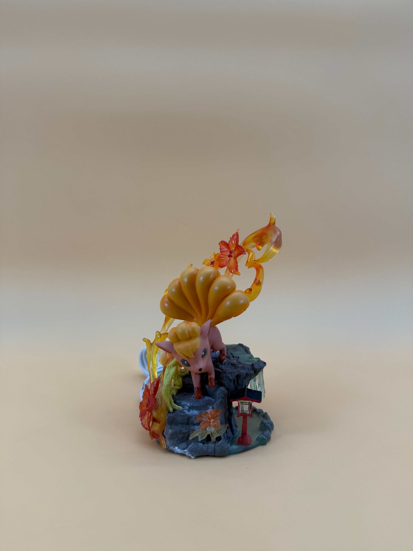 5" Vulpix Statue Desk Lamp with USB Cord