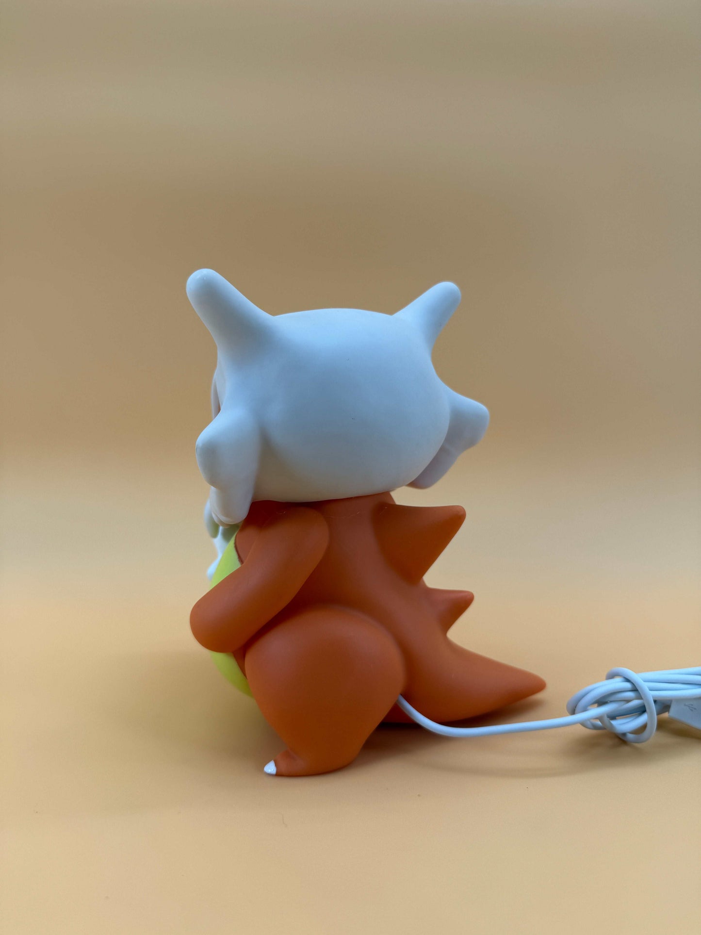 6" Cubone Desk Lamp USB light showcasing the back view, featuring a cute Pokemon design with a built-in USB cord.
