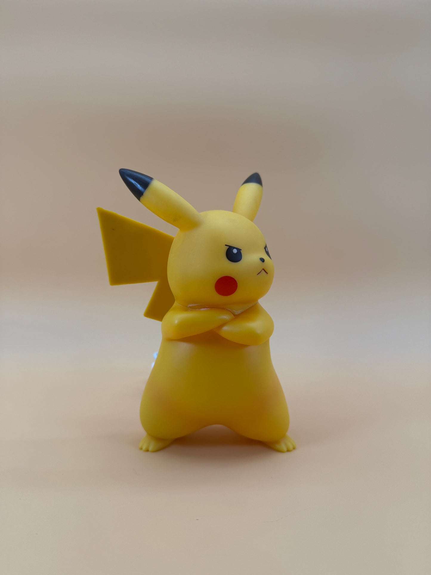7" Angry Pikachu Statue Desk Lamp with USB Cord
