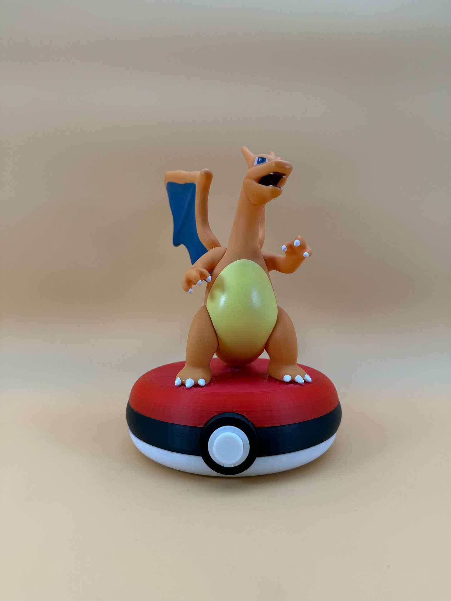 8" Charizard Pokeball USB Desk Lamp with built-in cord and free gifts.