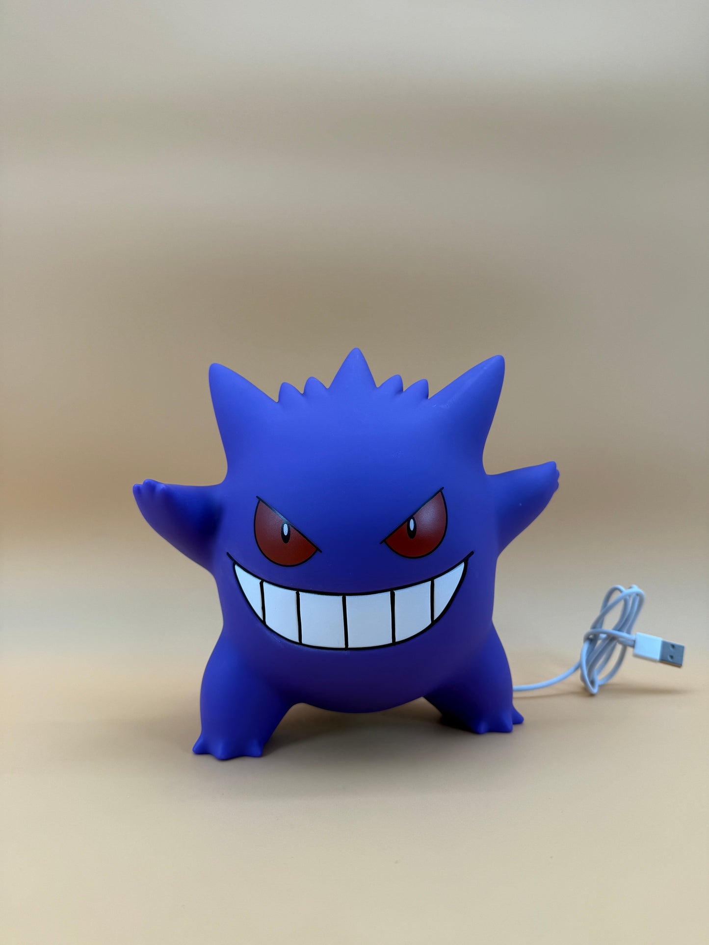 7" Gengar Statue Pokemon USB Desk Lamp Light
