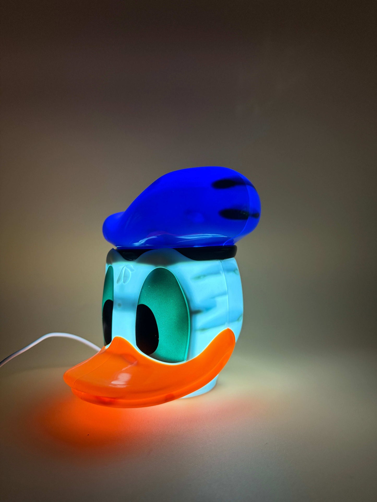 6" Disney Donald Duck USB Desk Lamp with built-in cord, vibrant colors.