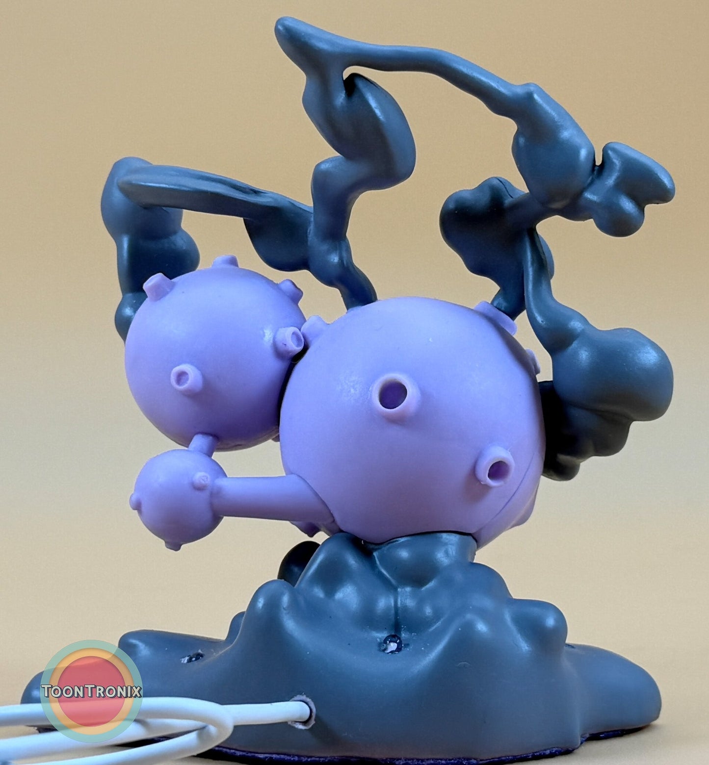 4" Koffing Pokemon USB desk lamp with smoke effect and built-in USB cord