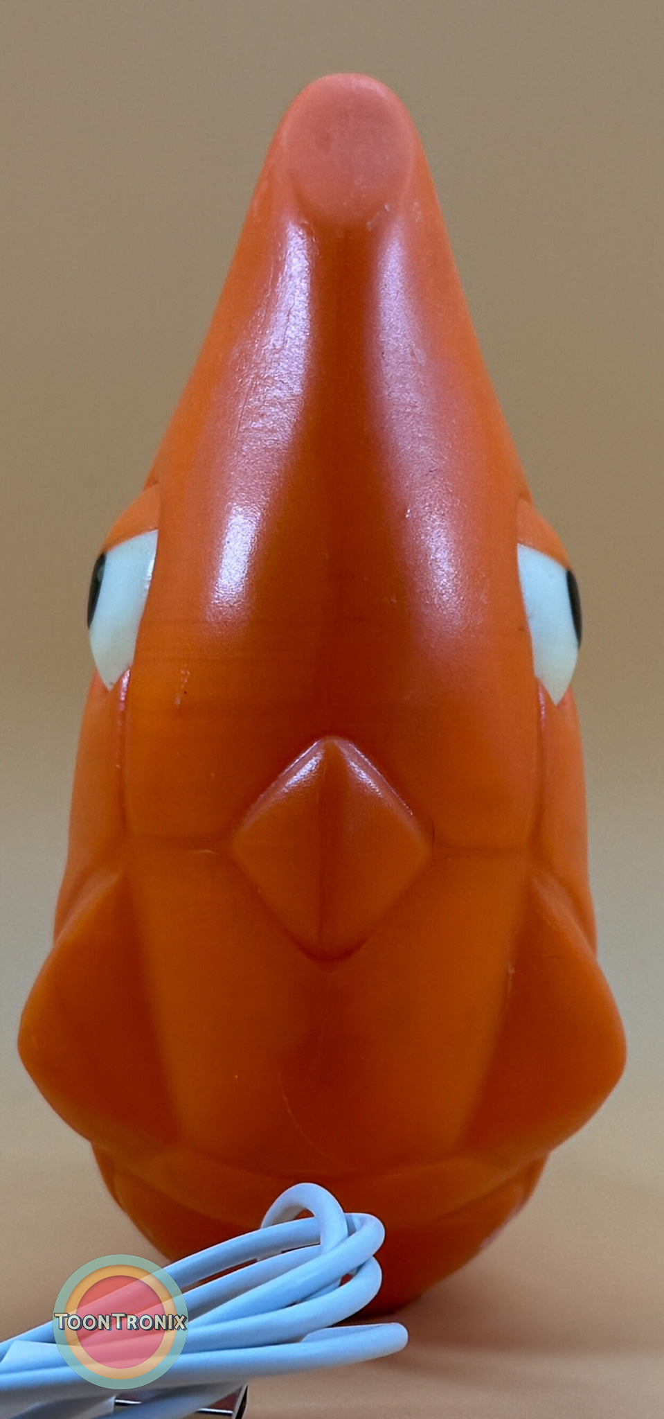 Limited 6" Shiny Metapod Pokemon statue USB desk lamp with woodified finish and built-in USB cord