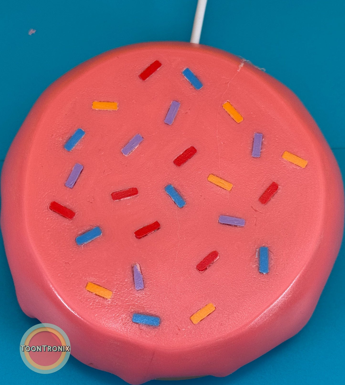6" or 9" flat donut desk lamp with colorful sprinkles and USB power cord