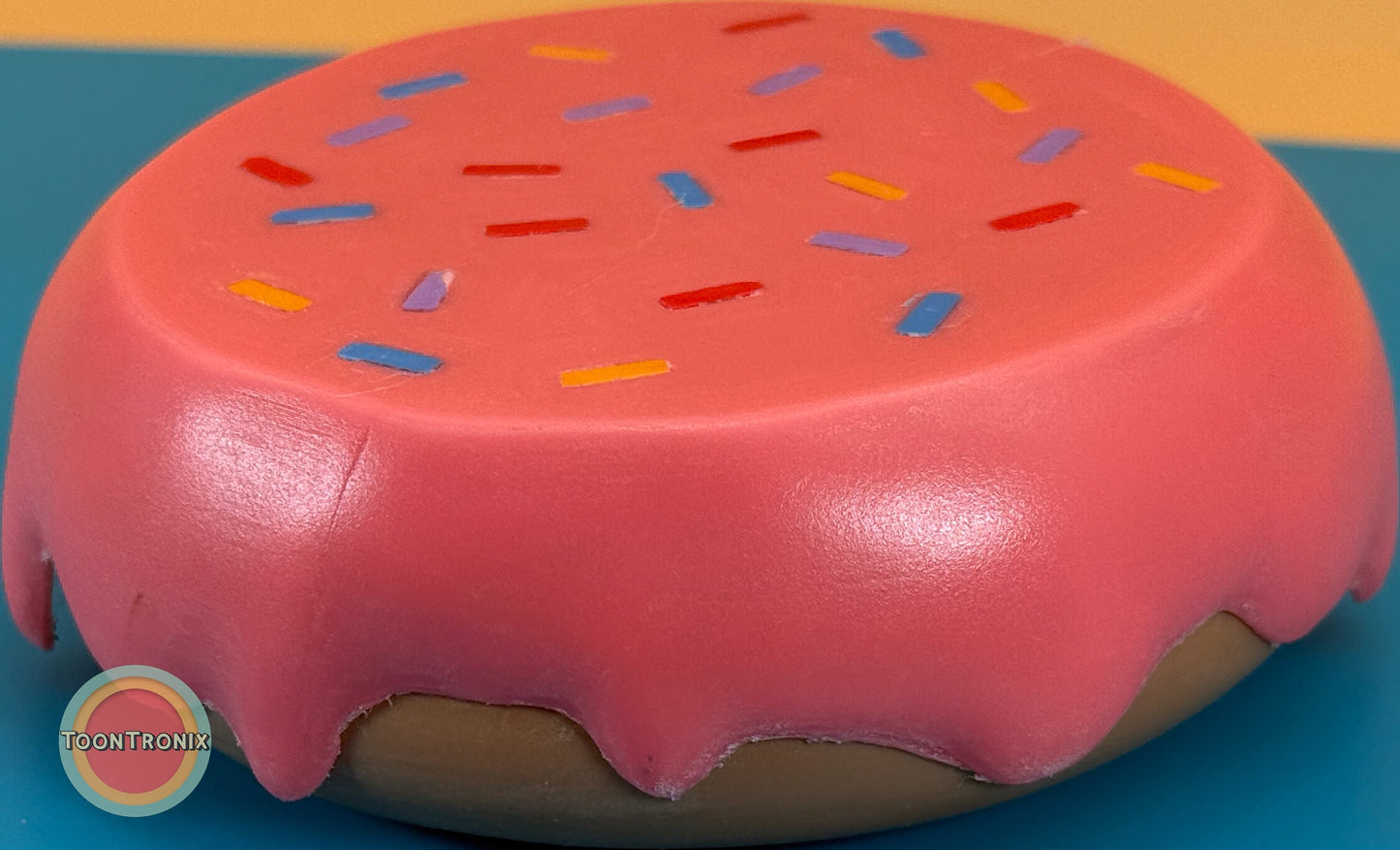 6 or 9 inch flat donut desk lamp with pink icing and colorful sprinkles USB powered cartoon decor