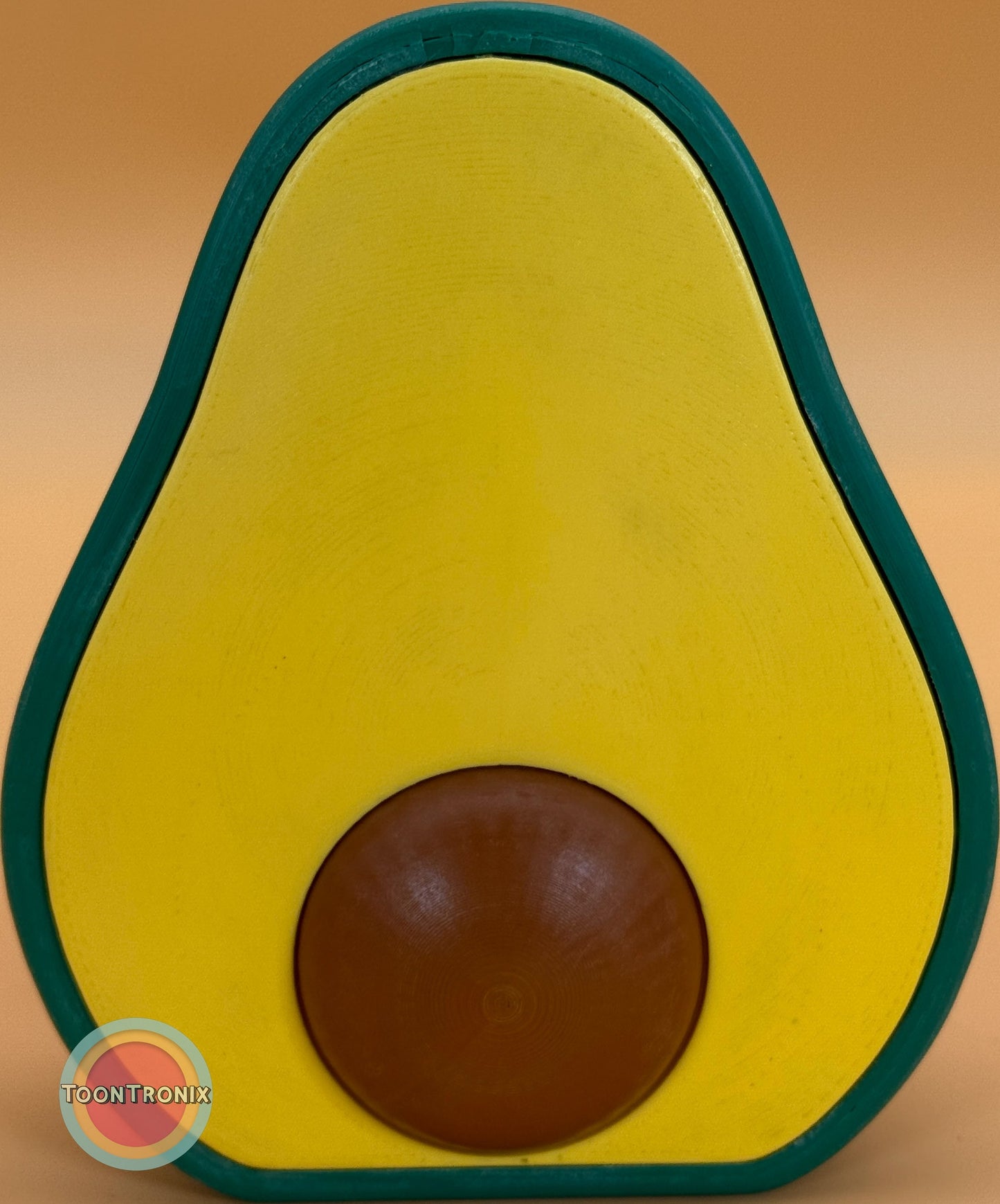 Retro style 6 or 9 inch avocado desk lamp with built-in USB cord and vibrant cartoon colors