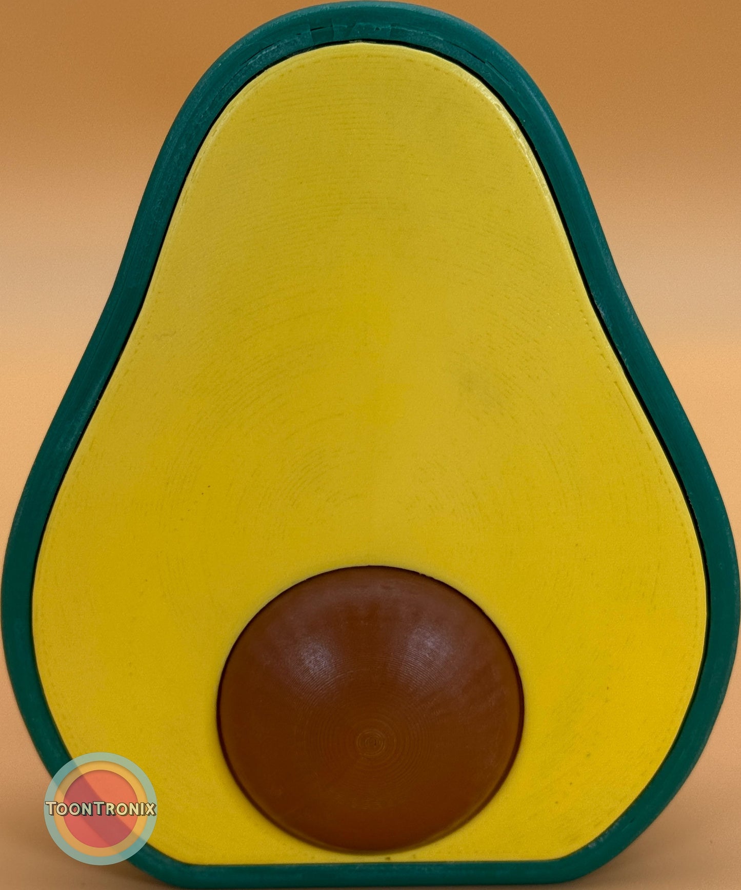 6-inch avocado-shaped desk lamp with vibrant retro design and built-in USB cord