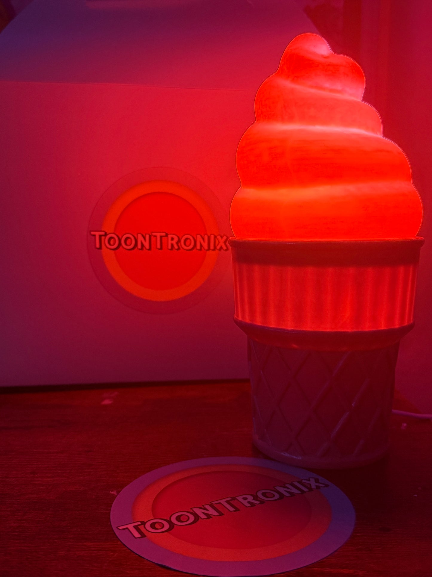 Ice Cream Swirl Lamp