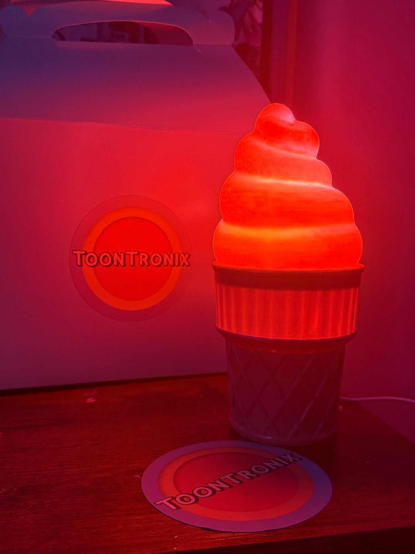 Ice Cream Swirl Lamp