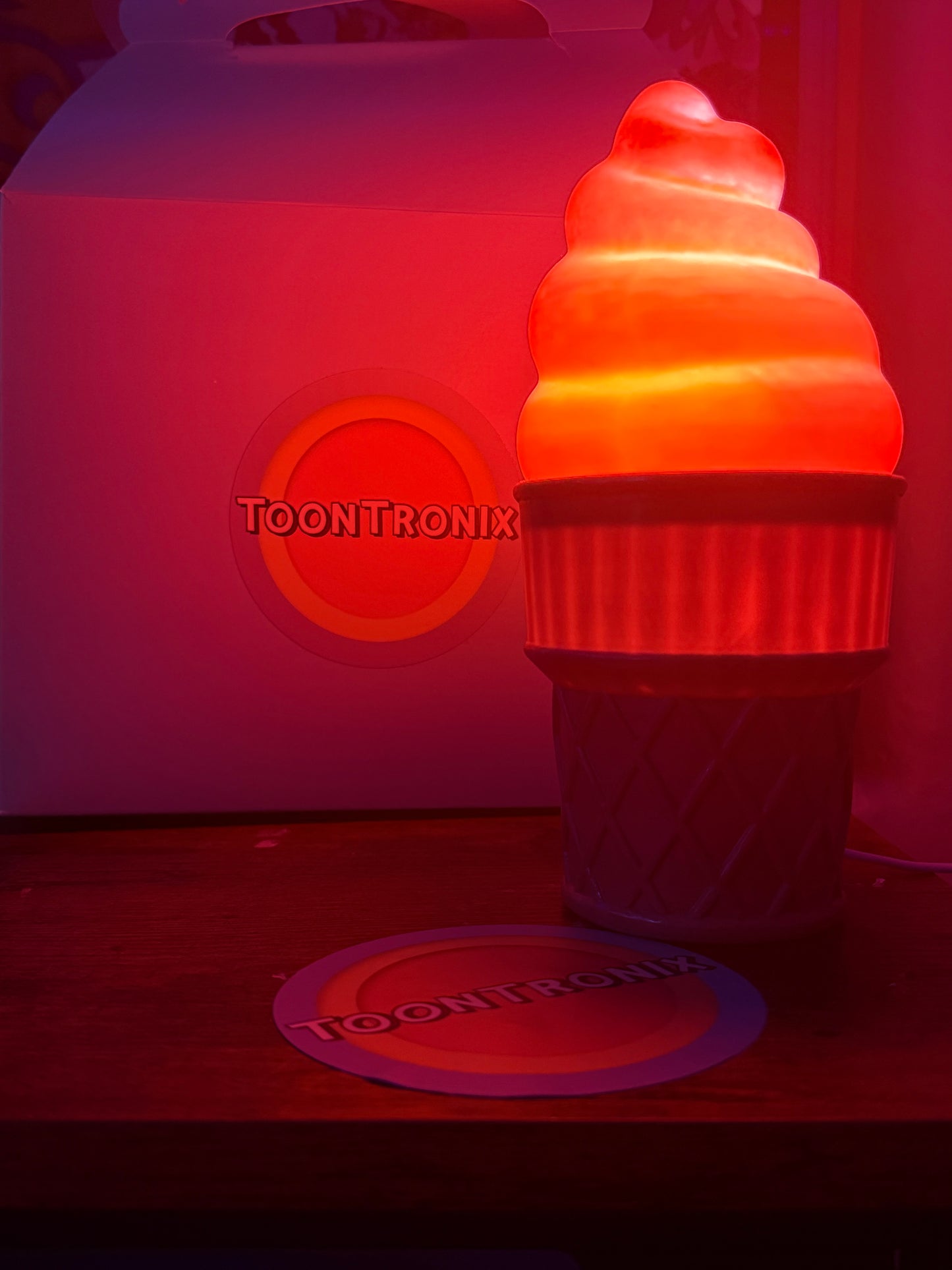 Ice Cream Swirl Lamp