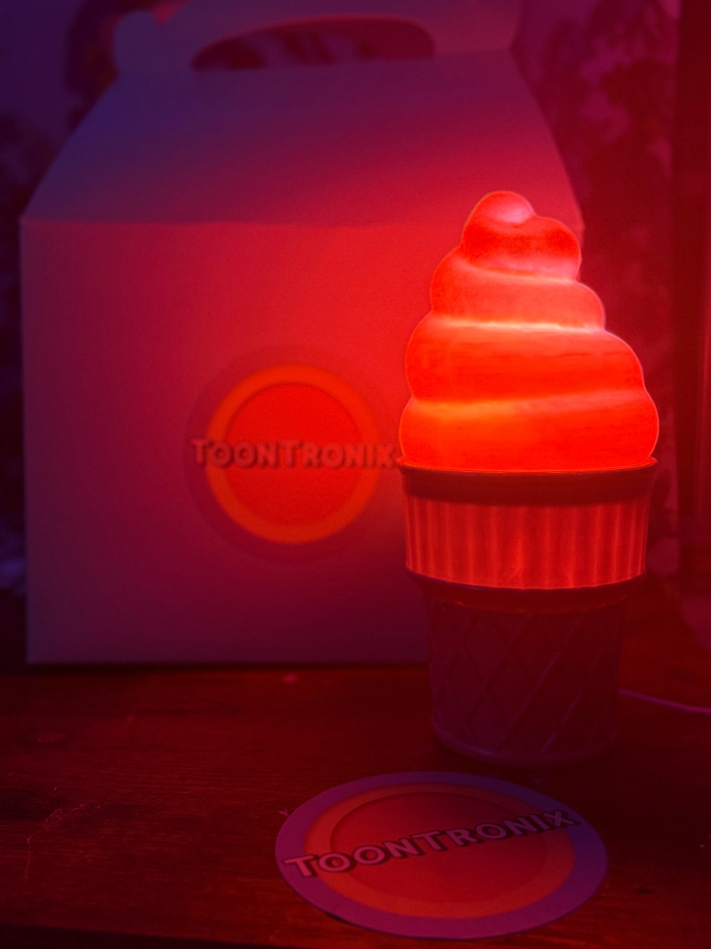 Ice Cream Swirl Lamp