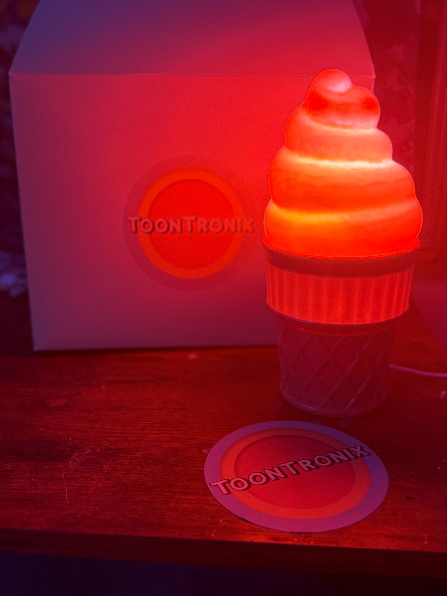 Ice Cream Swirl Lamp