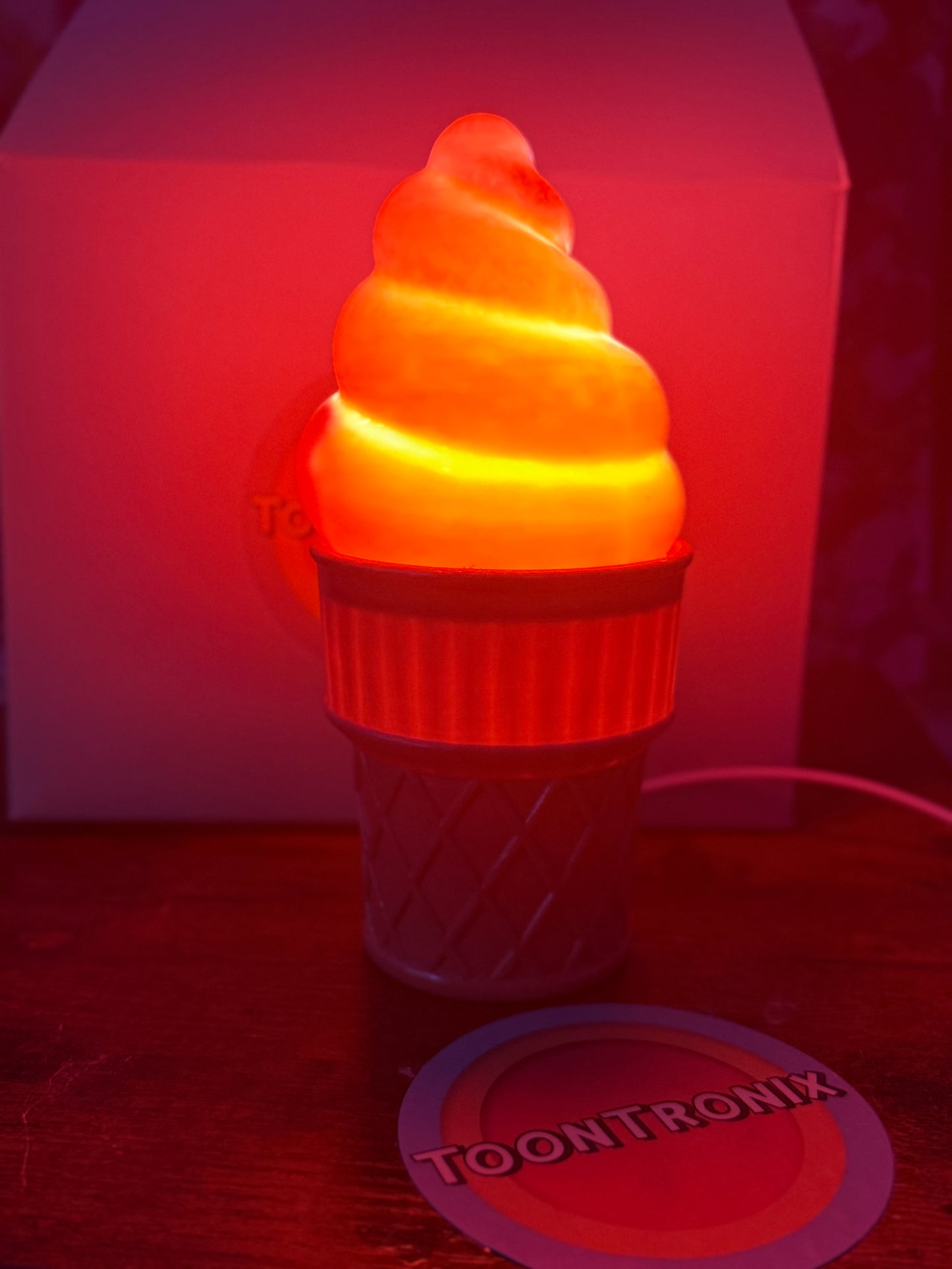 Ice Cream Swirl Lamp