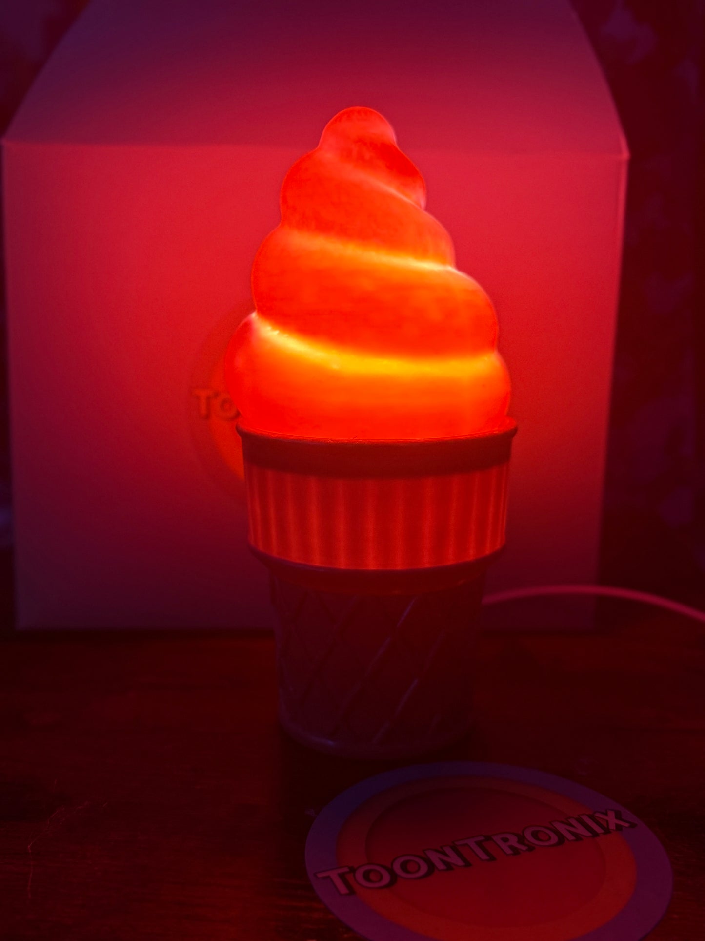 Ice Cream Swirl Lamp