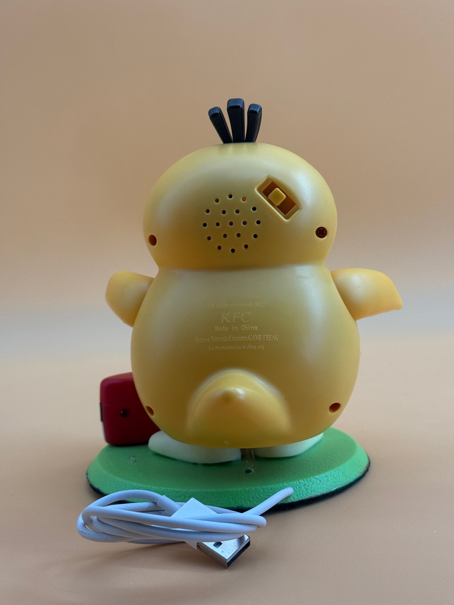 6" Dancing Psyduck with Sound Pokemon Lamp Light Statue Figure Collectible