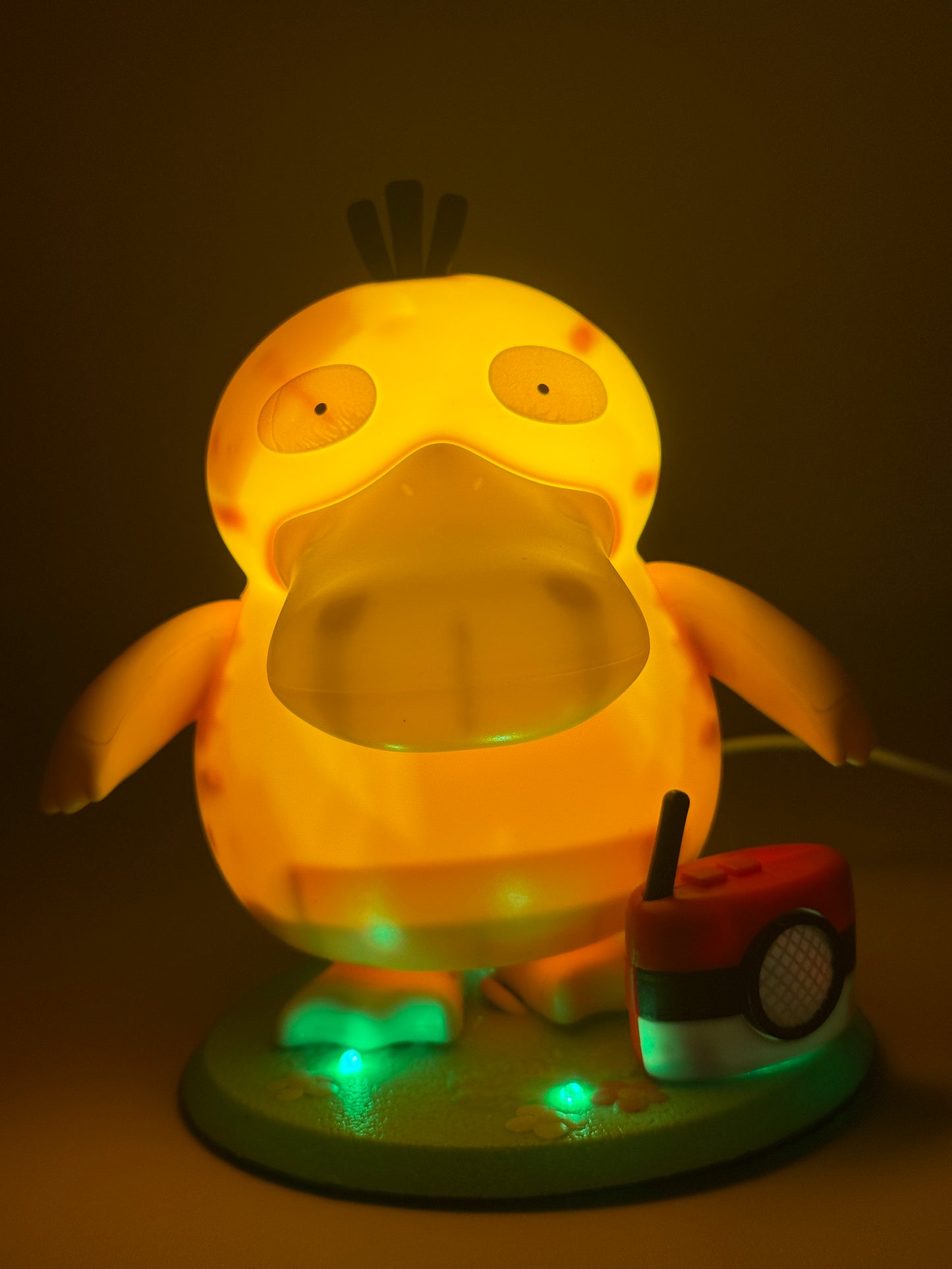 6" Dancing Psyduck with Sound Pokemon Lamp Light Statue Figure Collectible