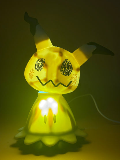 7" Moving Mimikyu with Wheels Pokemon Lamp Light Statue Figure Collectible