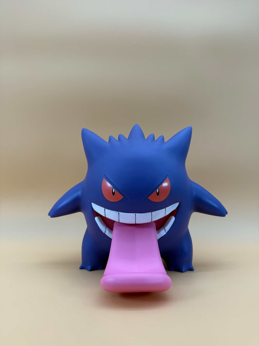 7.8" Gengar with Tongue Out Statue USB Desk Lamp Light