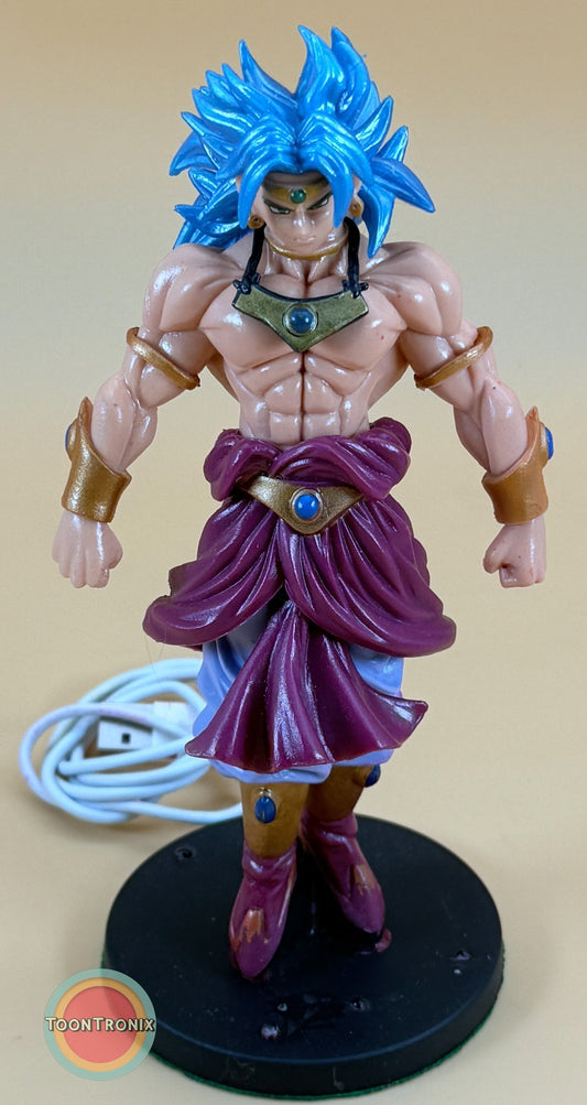 7" Dragonball Z Broly Statue with USB desk lamp feature and detailed design
