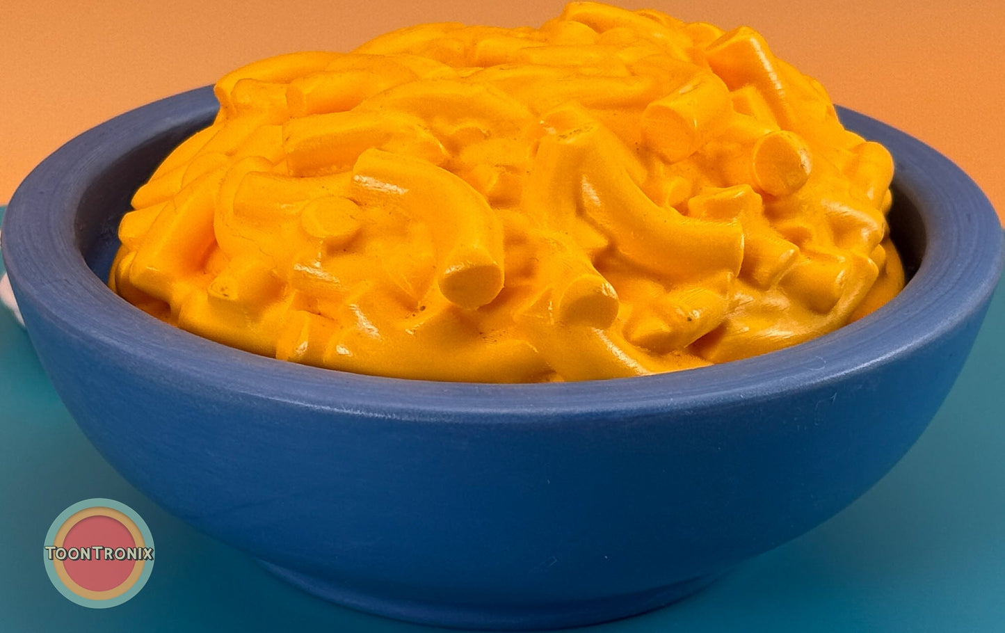 Retro style 6 or 9 inch Mac & Cheese Desk Lamp with vibrant cartoon colors and built-in USB cord.