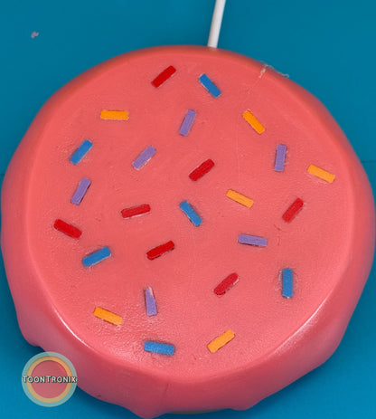 6" or 9" flat donut desk lamp with colorful sprinkles and USB power cord