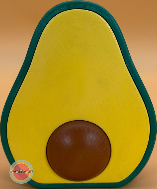 Retro style 6 or 9 inch avocado desk lamp with built-in USB cord and vibrant cartoon colors