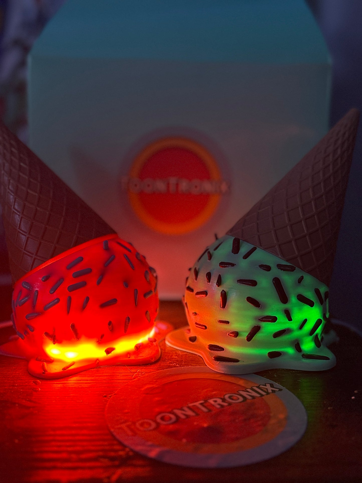Melting Ice Cream Lamp