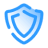 Shipping protection shield icon for safeguarding orders against damage, loss, or theft.
