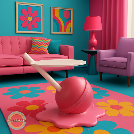 Lollipop Light Up Table 22" H x 22" L x 22" W (Preorder Shipping 2026)